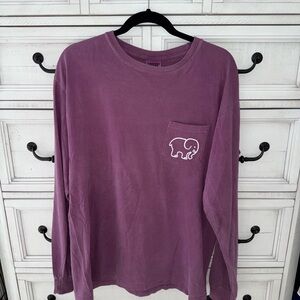 Ivory Ella Purple Long Sleeve Tee